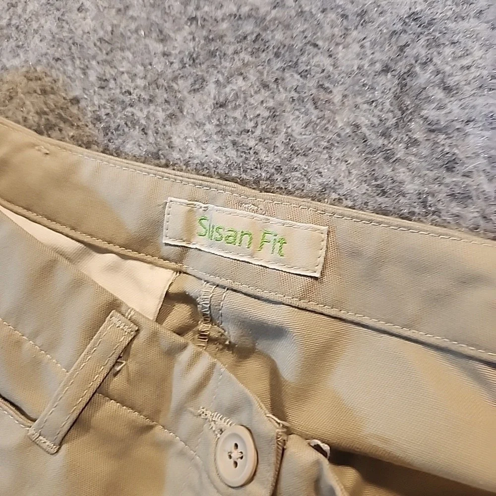 Lot of 3‎ Cintas Susan Fit Work Pants Women's Size 8 SH Beige Flat Front